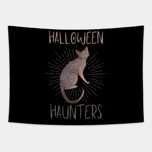 Halloween Haunters - Lykoi Werewolf Cat - Halloween design Tapestry