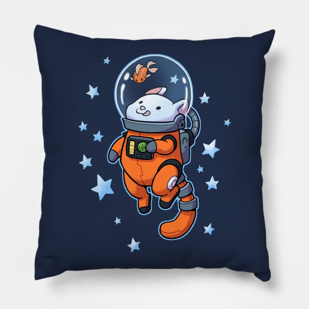 Catstronaut Pillow by Dooomcat