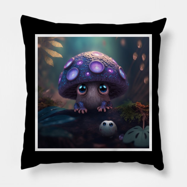 Mighty Mushroom and baby fwend Pillow by myepicass