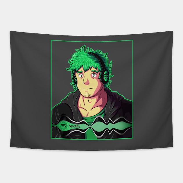 Mr. Spotify Tapestry by AniLover16