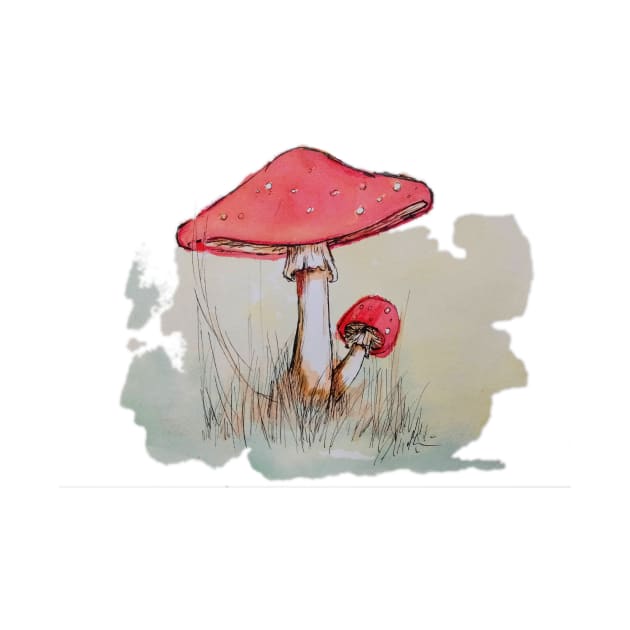 Amanita Muscaria Mushroom by Forest Kingdom