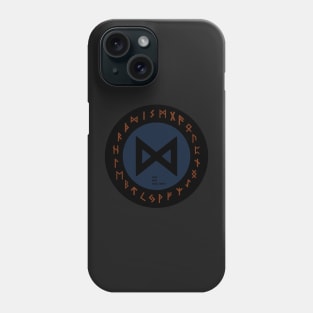 Blue Dagaz Elder Futhark  | Icelandic | Viking Rune Symbol Phone Case