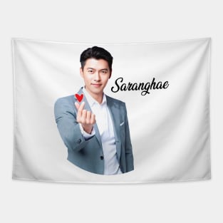 hyun bin saranghae korean actor Tapestry