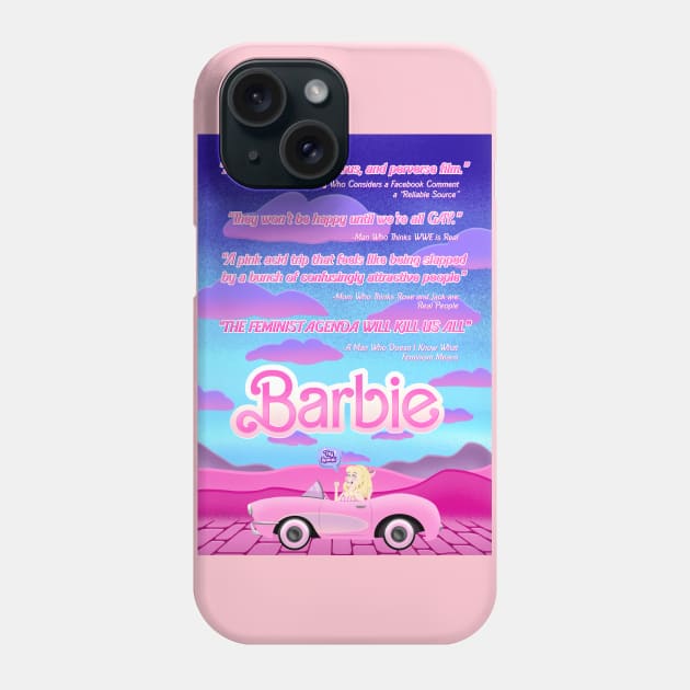 Every One Star Review of Barbie Phone Case by Drawn By Bryan