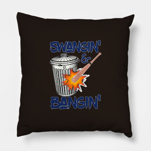 Bangin Houston Baseball Team Pillow by pandutrisanjaya