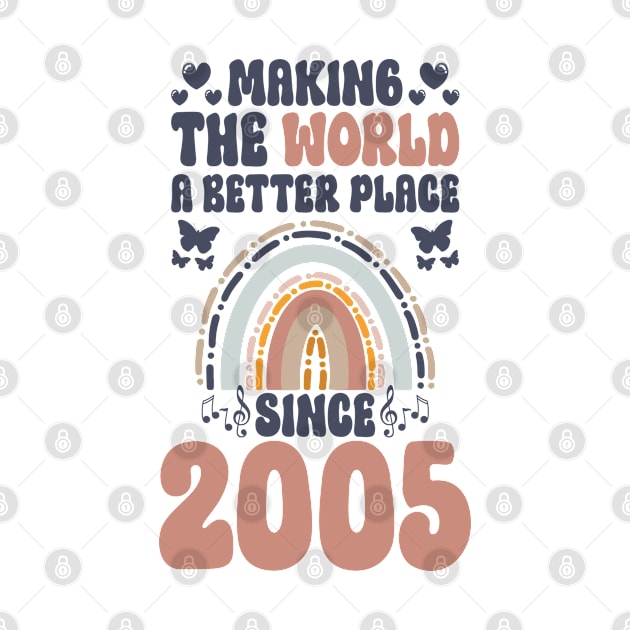 Birthday Making the world better place since 2005 by IngeniousMerch