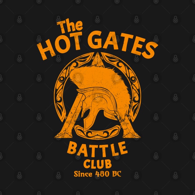 The Hot Gates Battle Club by NicGrayTees