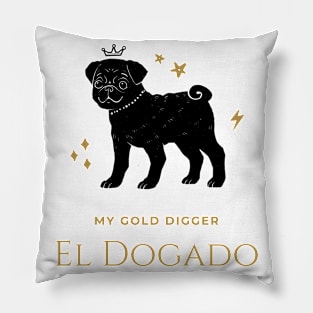 Gold Digger Dog Pillow