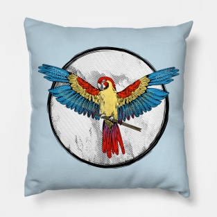 COLORFUL MACAW Pillow