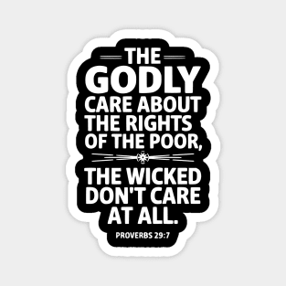 The Godly Care about the rights of the poor 2 Magnet