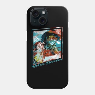 John Denver-Abstract Expressionist Potrait Phone Case