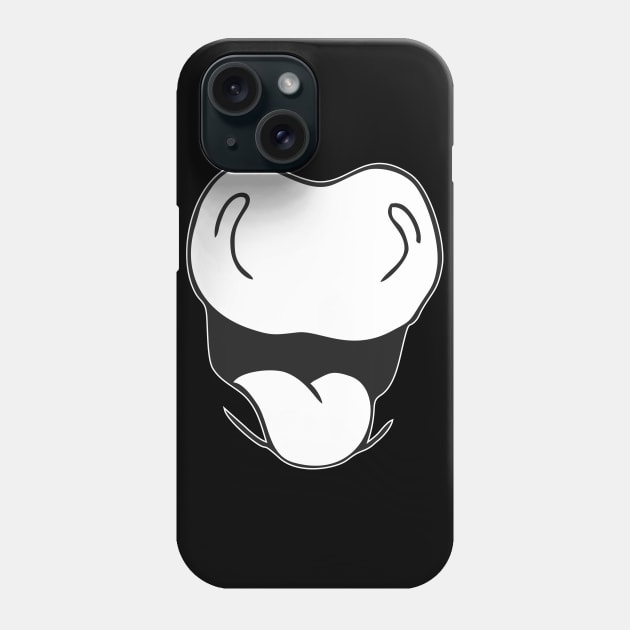 Pig snout Cute piggy snout Funny cartoon smiling pig nose Phone Case by Guntah