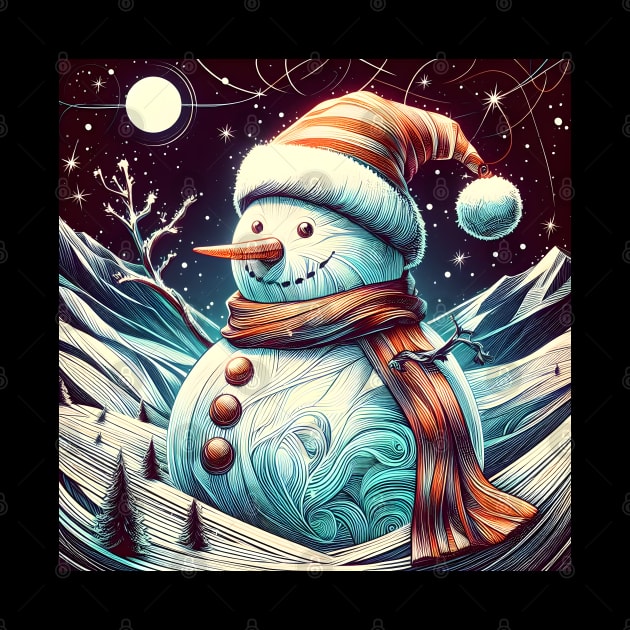 Discover Frosty's Wonderland: Whimsical Christmas Art Featuring Frosty the Snowman for a Joyful Holiday Experience! by insaneLEDP