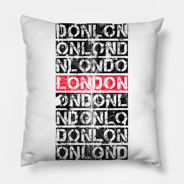London Pillow by rendezbleu
