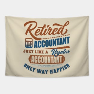 Retired Accountant Tapestry