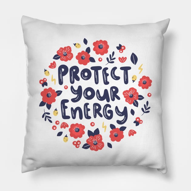 Protect you energy Pillow by Utopia Shop