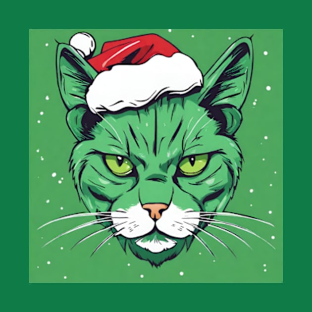 grinch stole christmas cat by cloudviewv2