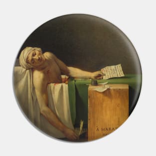 The Death of Marat by Jacques-Louis David Pin