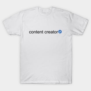Content Creator T-Shirts for TeePublic Sale 