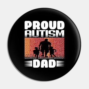 Proud Autism Dad Father Son Autistic Best Dad Ever Pin