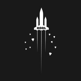 Hodl Rocket with Diamonds T-Shirt