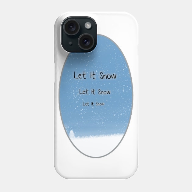 Let it snow! Phone Case by CreativelyRee