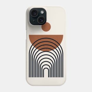 Arch And Circle Rust Edit View Phone Case