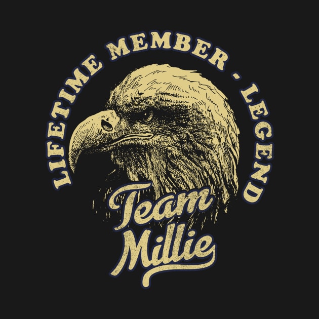 Millie Name - Lifetime Member Legend - Eagle by Stacy Peters Art