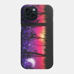 Rainbow Moon Sunset Phone Case