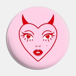 Diabla Face Pin