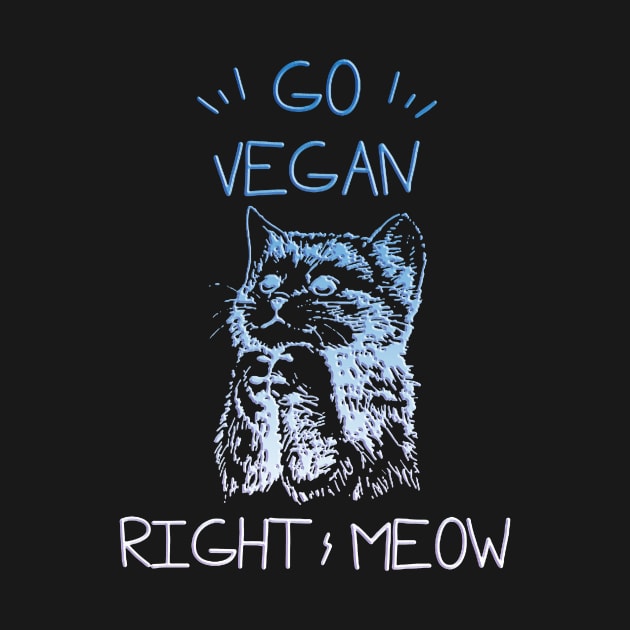 Go Vegan Right Meow! by dustinbrand29