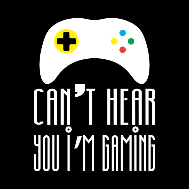 Can't hear you I am gaming by FatTize