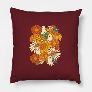 70s Boo Floral - Harvest Pillow