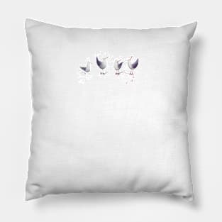 cute Seagulls Pillow