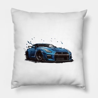 Racing Nissan gtr r35 T-Shirt Pillow