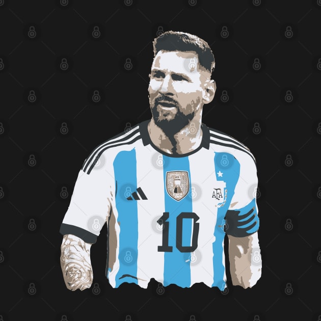 Messi Tribute - Lionel Soccer Player Goat Messi - Ronaldo Soccer Mbappe Messi Argentina Maradona Michael Jordan Inter Miami Ronaldinho Argentina Cristiano Ronaldo - 10 - Barcelona vs real Madrid - World Cup - Mundial de Futbol by TributeDesigns