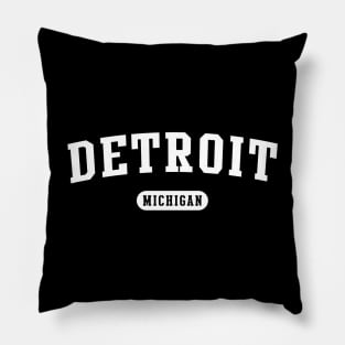 Detroit, Michigan Pillow