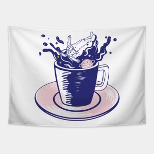 Coffee lover gift Tapestry