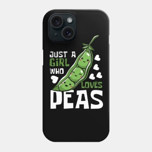 Pea Passion: Just a Girl Who Loves Peas Phone Case