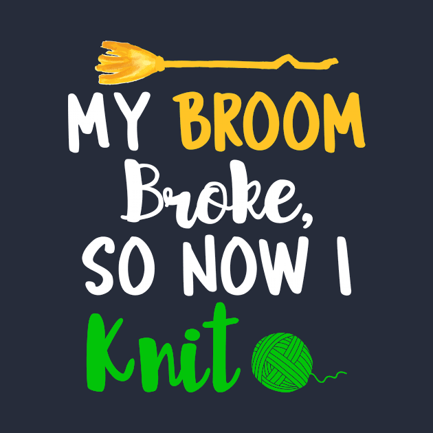 Funny Broom Broke No Knit Design by Jled