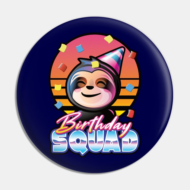 Birthday squad sloth boys girls party celebration Pin by PnJ