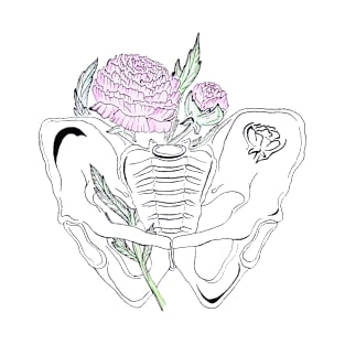 peony and bones T-Shirt