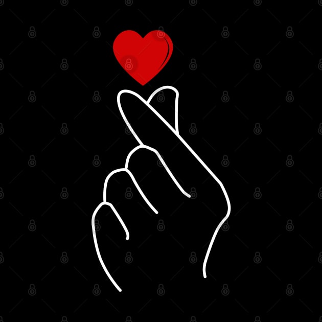 Finger Heart Korean by KA Creative Design