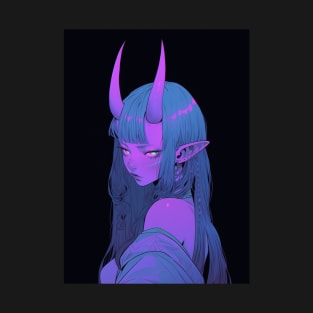 Purple Tiefling T-Shirt