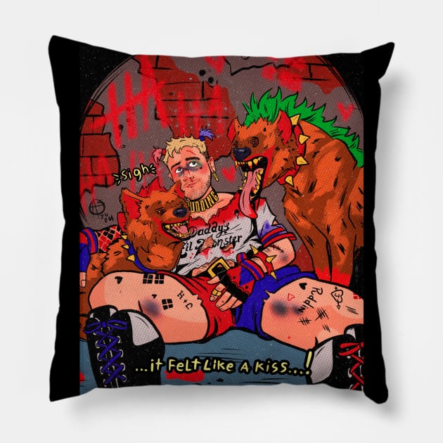 Male Harley Pillow by Alejandro Os Art