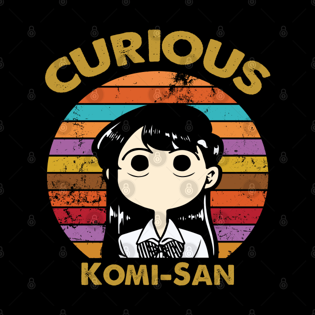 Vintage Style Curious Komi San by Madelyn_Frere