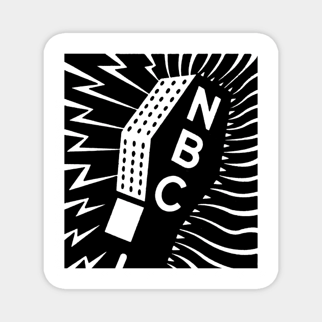 Retro NBC Logo Magnet by Tom Tom + Co