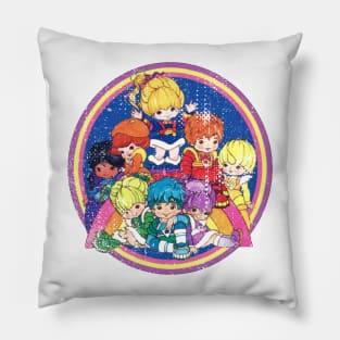 rainbow brite Pillow