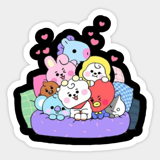 bts bts sticker teepublic