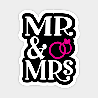 Mr and Mrs Wedding Magnet